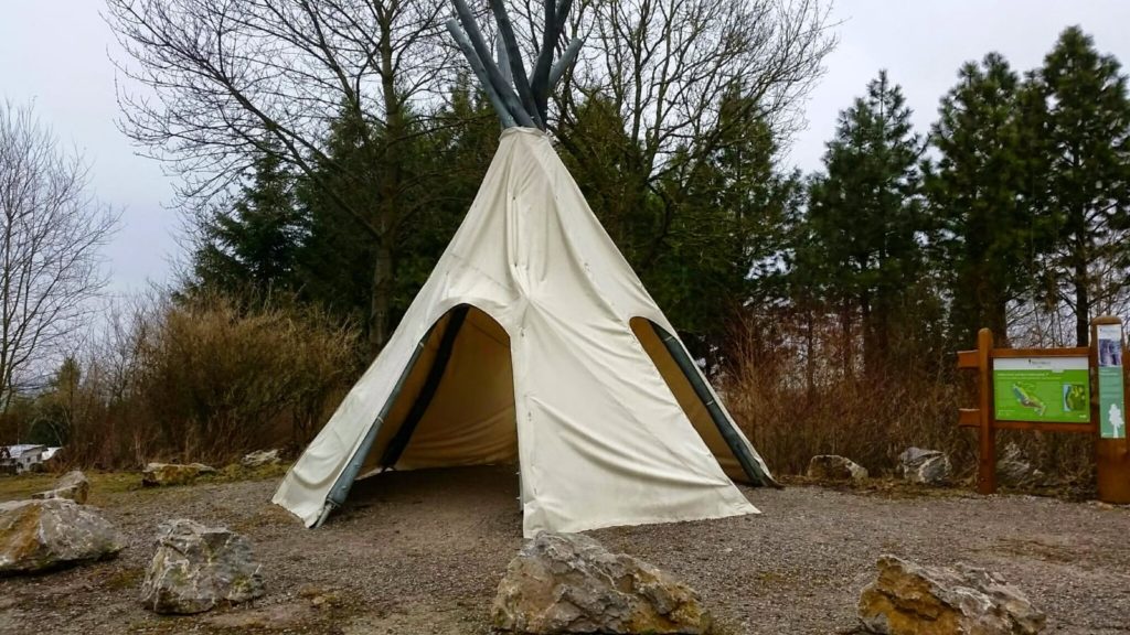 Tipi am Indianerpfad